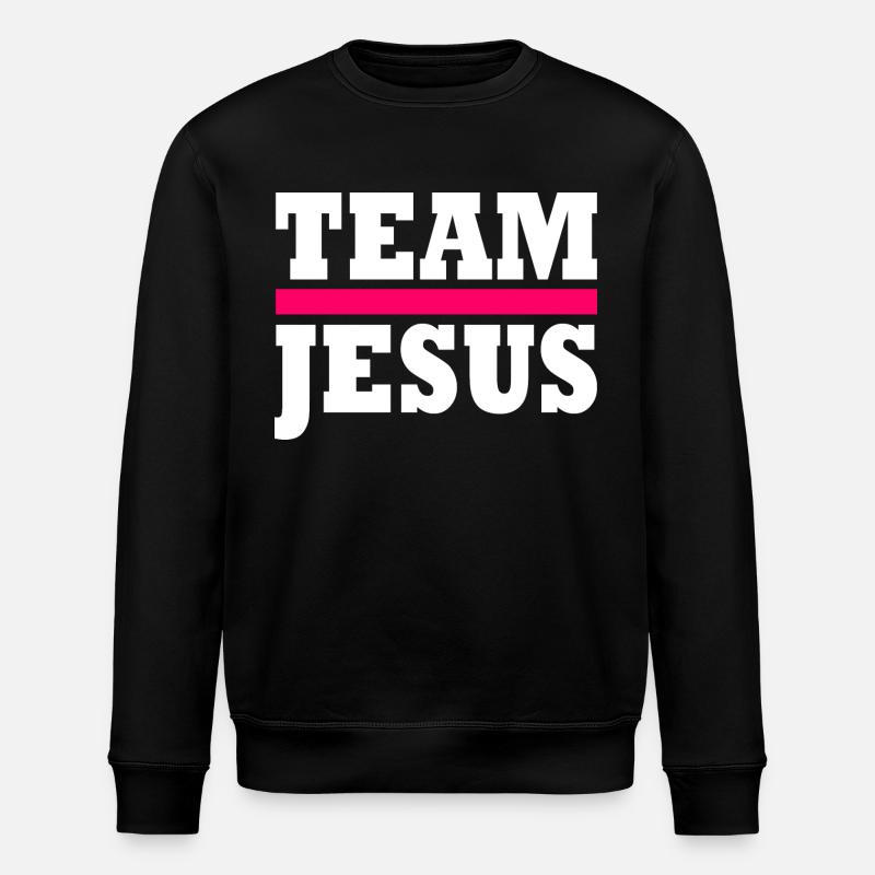 Team jesus - Stanley/Stella ROLLER Unisex Organic Sweatshirt - black