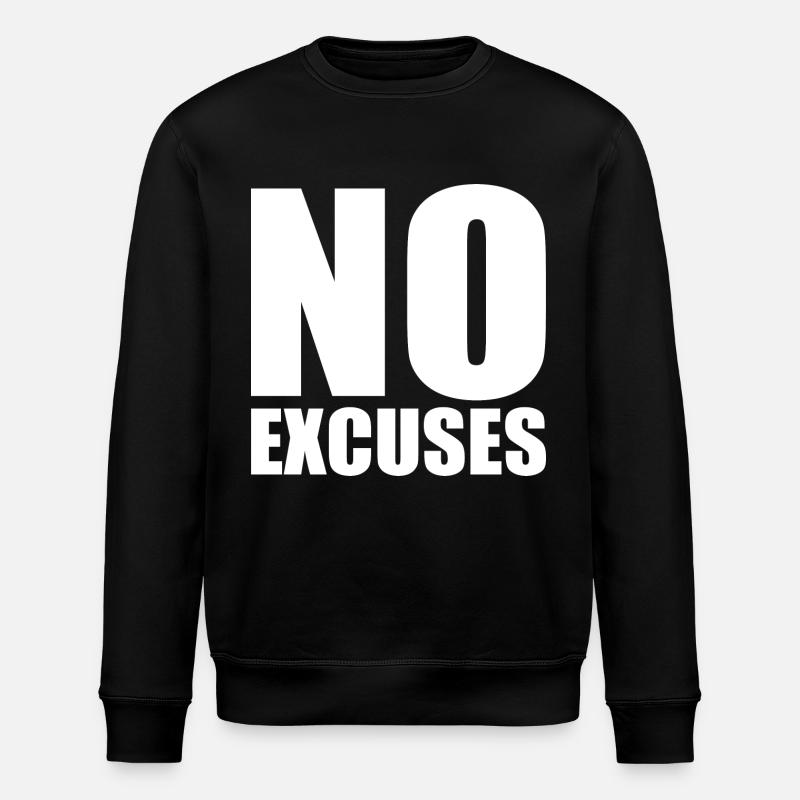 No excuses - Sweat bio ROLLER Stanley/Stella Unisexe - noir