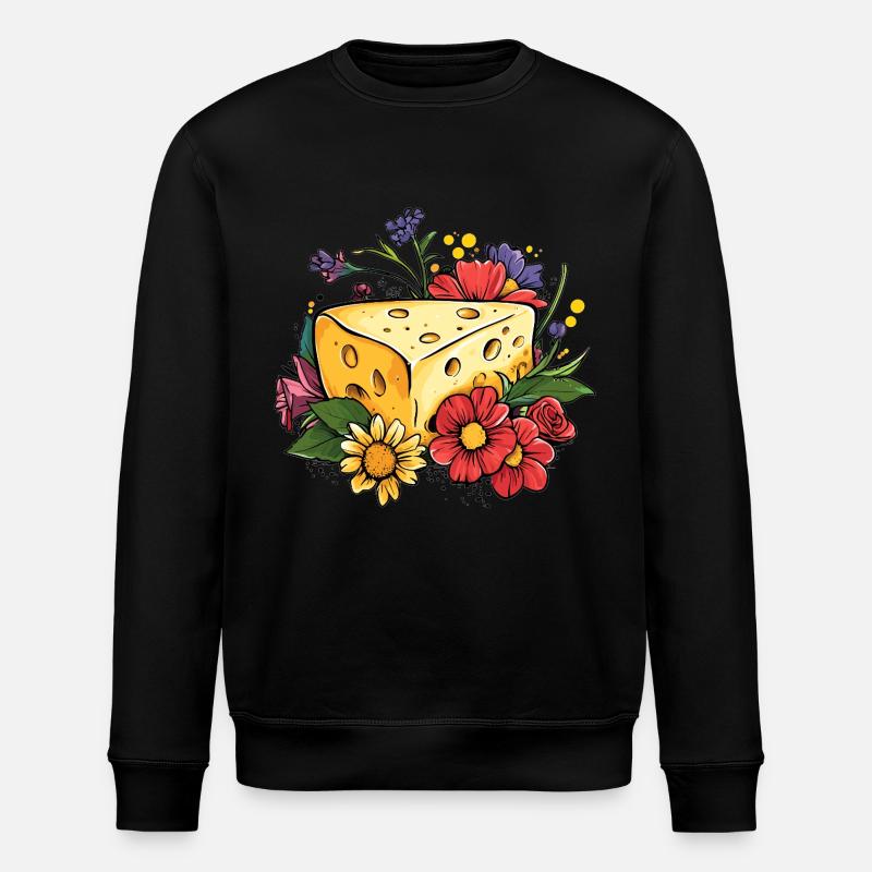 Fromage aux fleurs - Sweat bio ROLLER Stanley/Stella Unisexe - noir