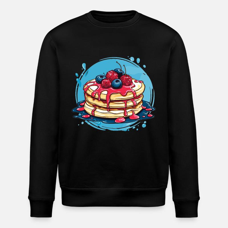 Crêpes aux baies - Sweat bio ROLLER Stanley/Stella Unisexe - noir