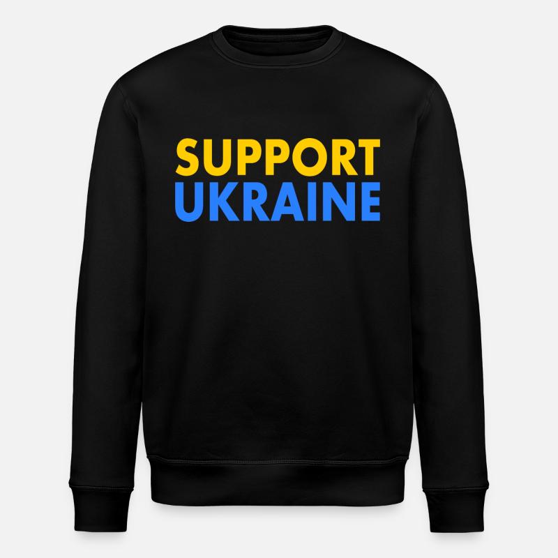 Support ukraine - Sweat bio ROLLER Stanley/Stella Unisexe - noir