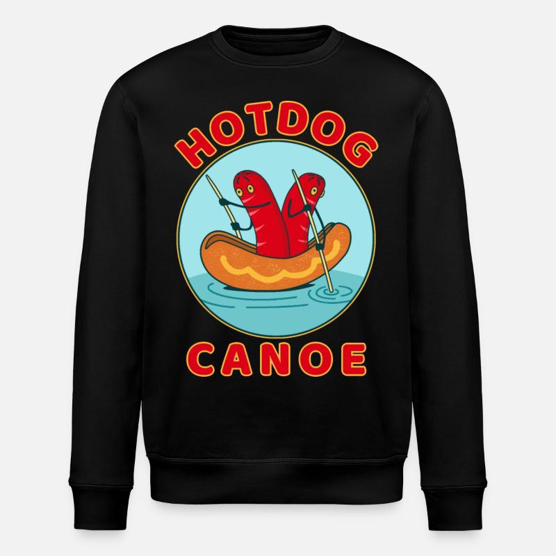 Hot-dog Drôle - Sweat bio ROLLER Stanley/Stella Unisexe - noir