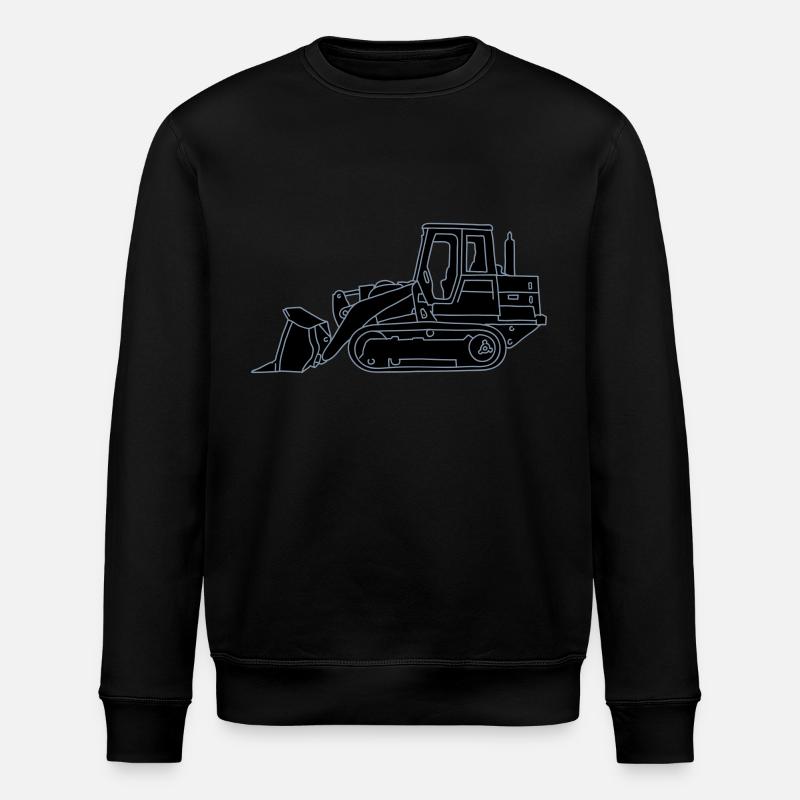 Bulldozer excavatore 2 - Stanley/Stella ROLLER Unisex Organic Sweatshirt - black