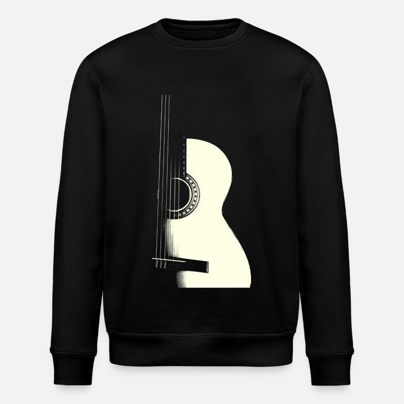 GUITAR - Stanley/Stella Unisex Bio-Sweatshirt ROLLER - Schwarz