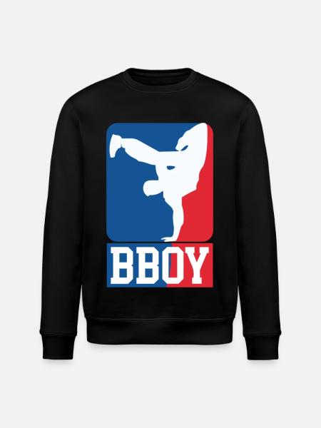 Breakdance B-Boy Streetdance Design Hip Hop Dance - Stanley/Stella ROLLER Unisex Organic Sweatshirt - black