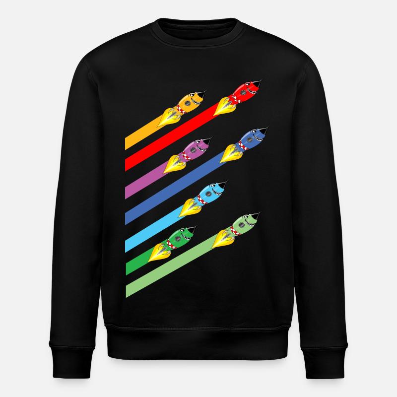 Rocket Race - Stanley/Stella ROLLER Unisex Organic Sweatshirt - black