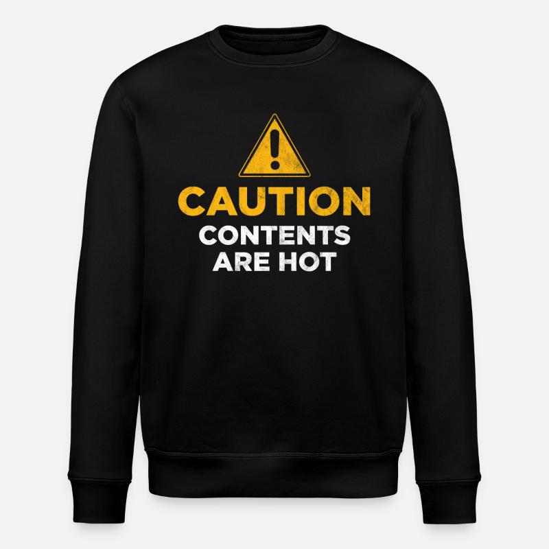 Le contenu est chaud - Sweat bio ROLLER Stanley/Stella Unisexe - noir