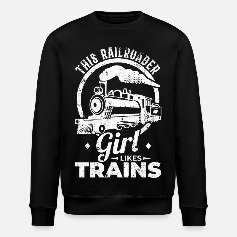 Cheminot - Sweat bio ROLLER Stanley/Stella Unisexe - noir