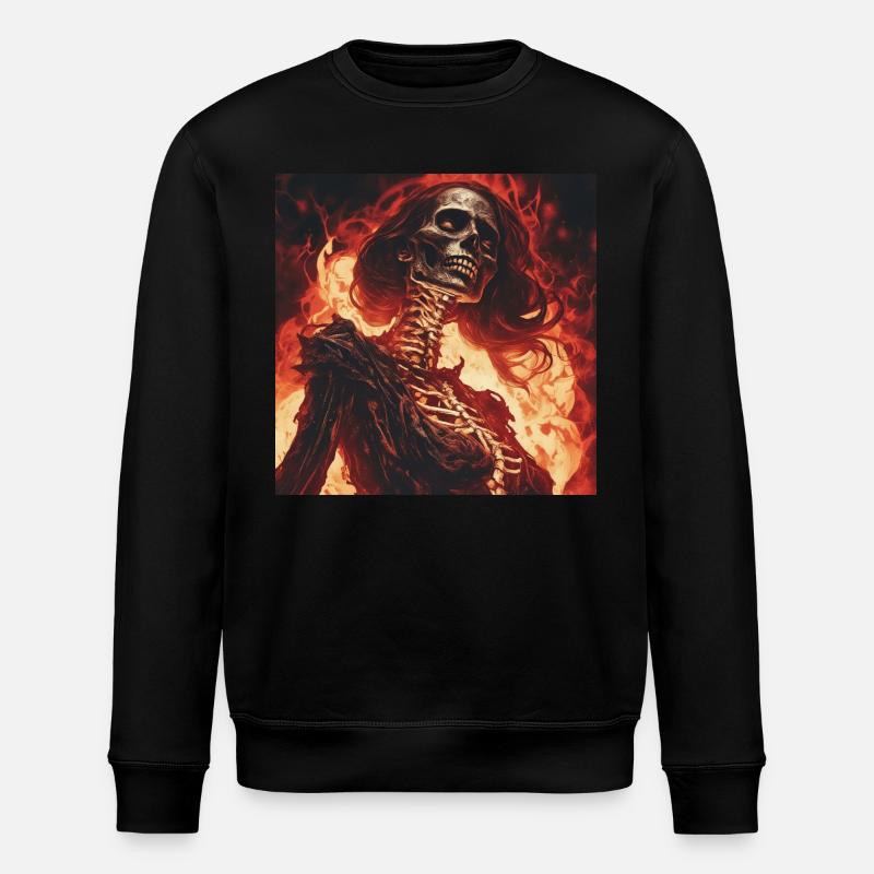 Fille effrayante - Sweat bio ROLLER Stanley/Stella Unisexe - noir