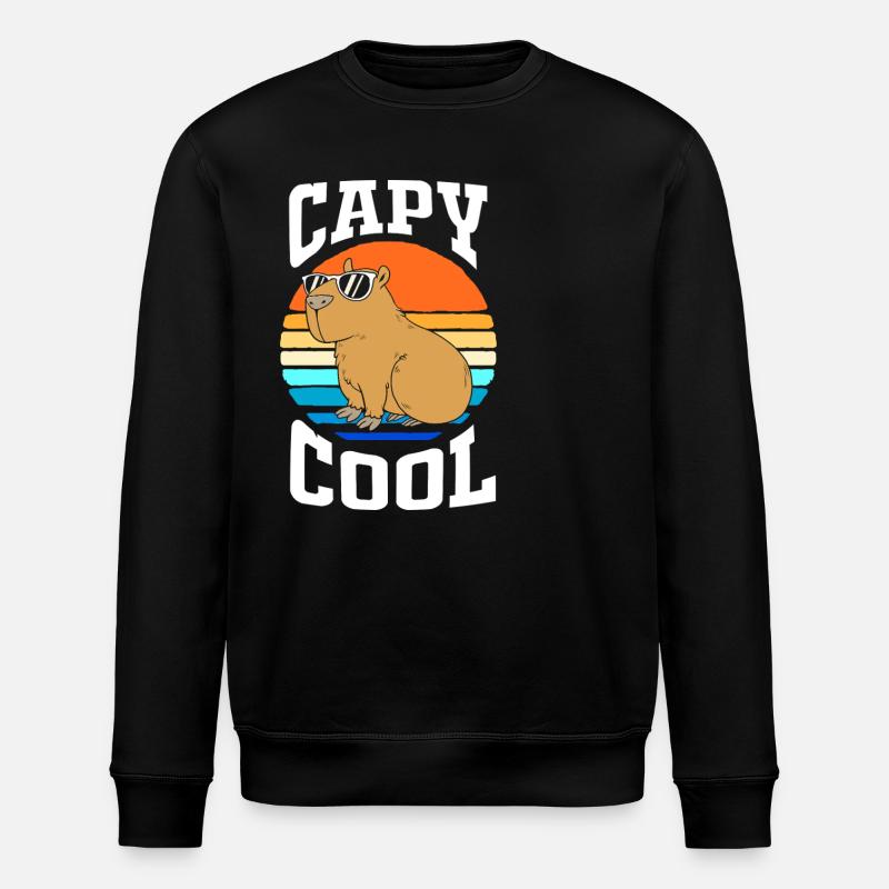 Capibara Capybara - Sweat bio ROLLER Stanley/Stella Unisexe - noir