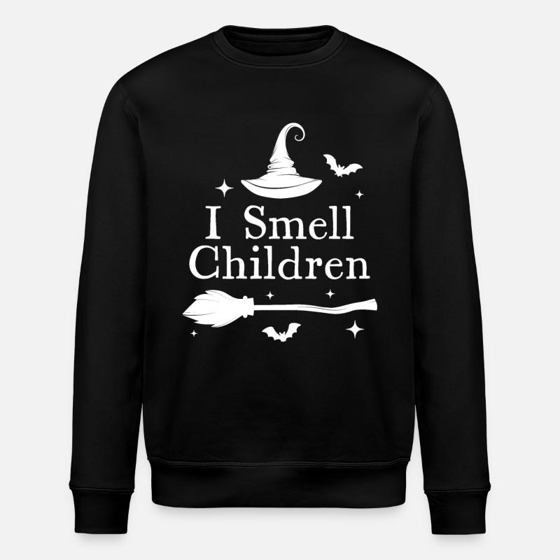 Ich rieche Kinder - Stanley/Stella Unisex Bio-Sweatshirt ROLLER - Schwarz