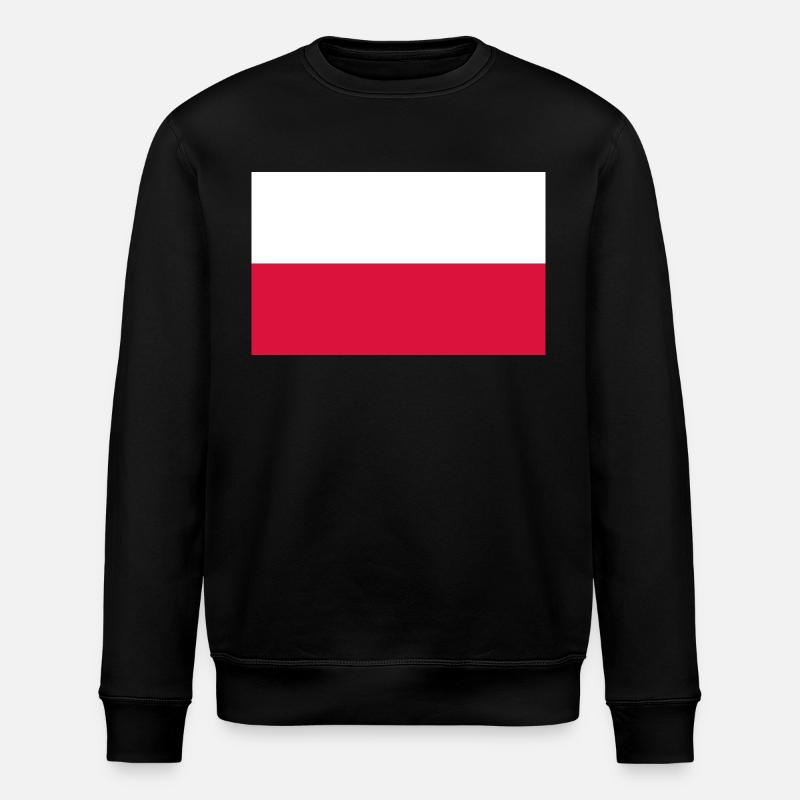 Pologne - Sweat bio ROLLER Stanley/Stella Unisexe - noir