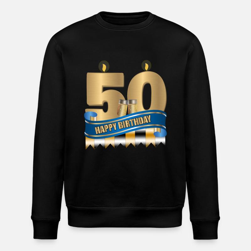 50e anniversaire - Sweat bio ROLLER Stanley/Stella Unisexe - noir