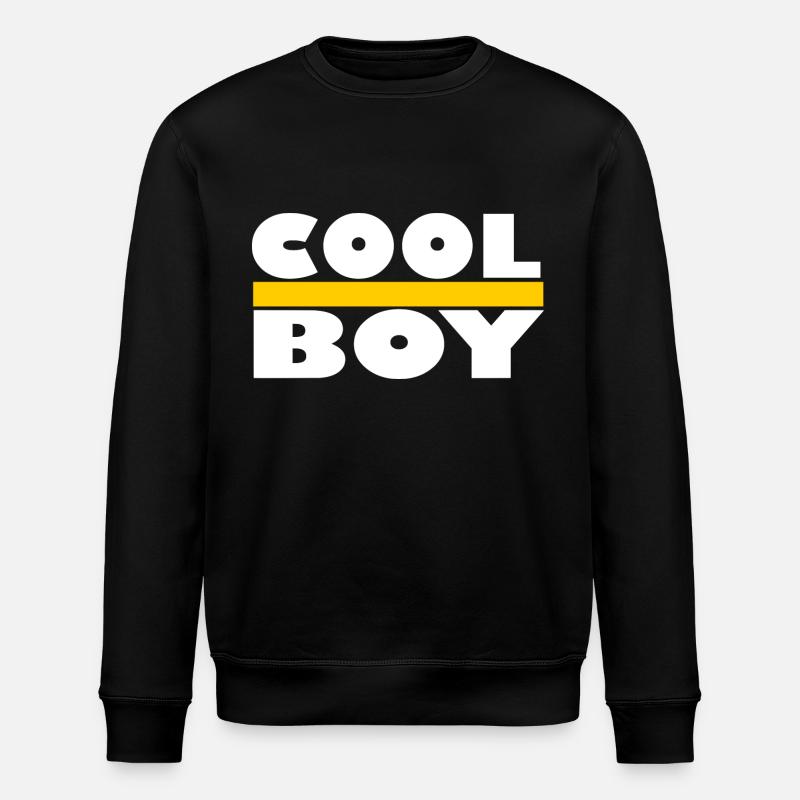 Cool boy - Stanley/Stella Unisex Bio-Sweatshirt ROLLER - Schwarz