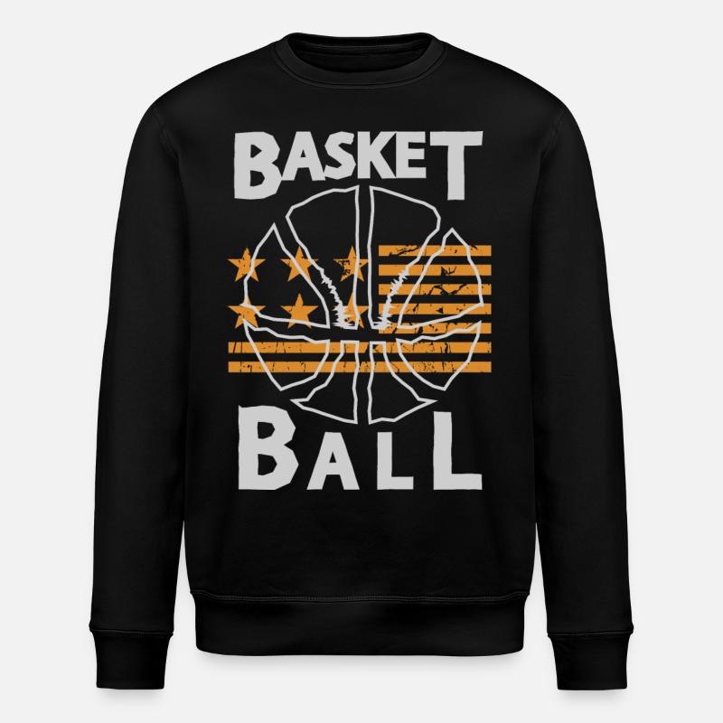 Basket-ball Basketteurs Joueurs - Sweat bio ROLLER Stanley/Stella Unisexe - noir