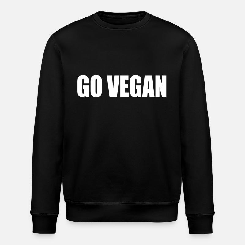 Go vegan - Sweat bio ROLLER Stanley/Stella Unisexe - noir
