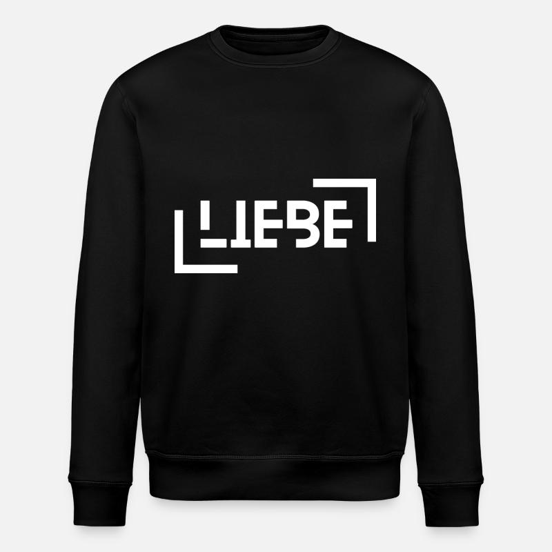 Liebe - Stanley/Stella Unisex Bio-Sweatshirt ROLLER - Schwarz