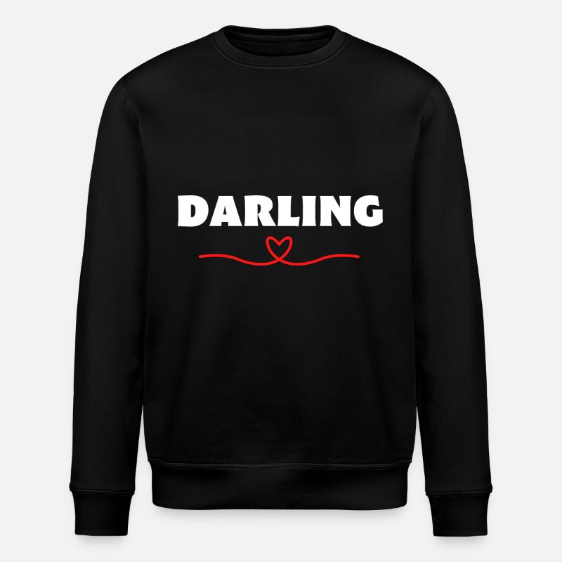 Darling Be Me Valentine - Sweat bio ROLLER Stanley/Stella Unisexe - noir