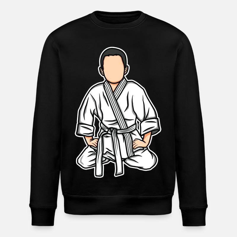 Lustiges Judo Kind - Stanley/Stella Unisex Bio-Sweatshirt ROLLER - Schwarz
