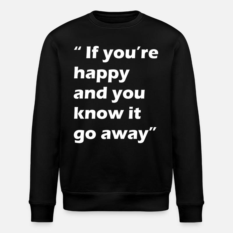 Lustiger Spruch - Stanley/Stella Unisex Bio-Sweatshirt ROLLER - Schwarz