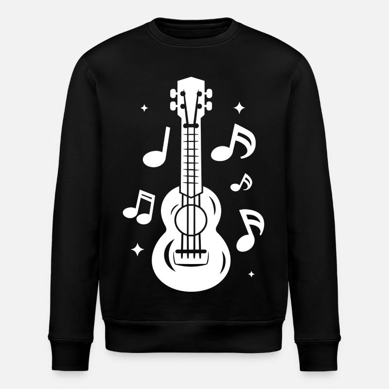 Ukulele - Stanley/Stella ROLLER Unisex Organic Sweatshirt - black