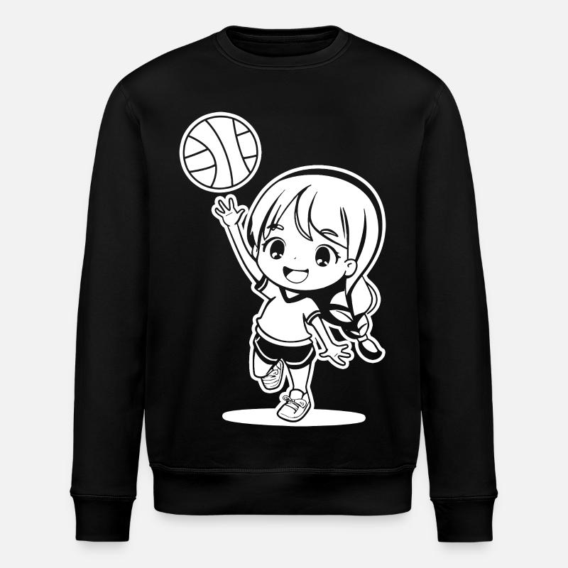 Petit joueur de volley-ball - Sweat bio ROLLER Stanley/Stella Unisexe - noir
