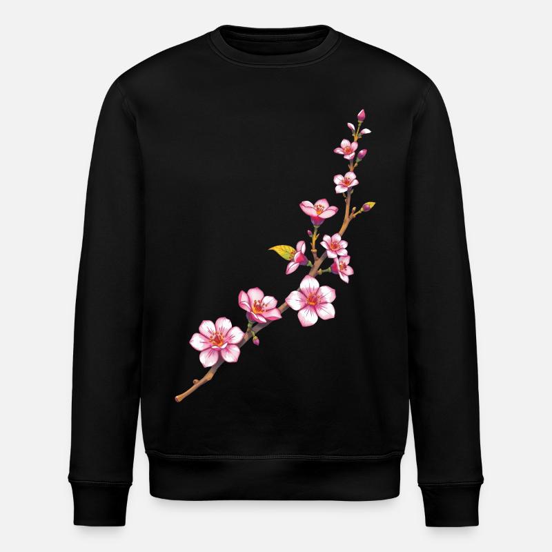 Fleur - Sweat bio ROLLER Stanley/Stella Unisexe - noir