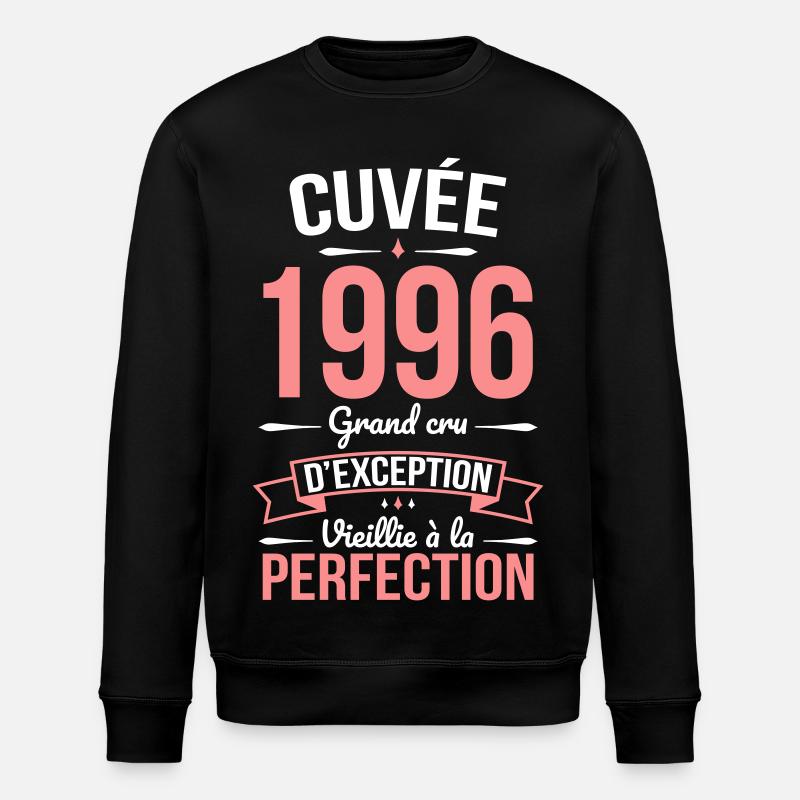 1996 – Perfekt gereift - Stanley/Stella Unisex Bio-Sweatshirt ROLLER - Schwarz