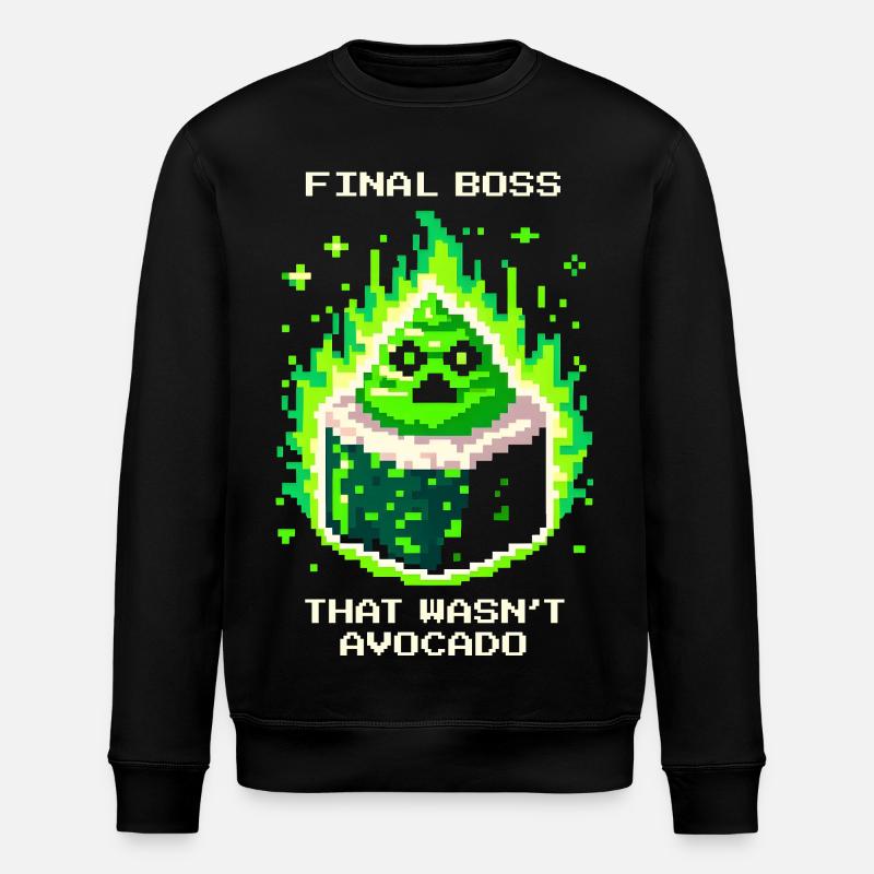 Endboss war kein Avocado | Wasabi Sushi - Sweat bio ROLLER Stanley/Stella Unisexe - noir