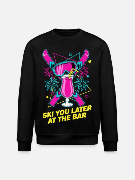 Ski You Later Bar - Stanley/Stella Unisex Bio-Sweatshirt ROLLER - Schwarz