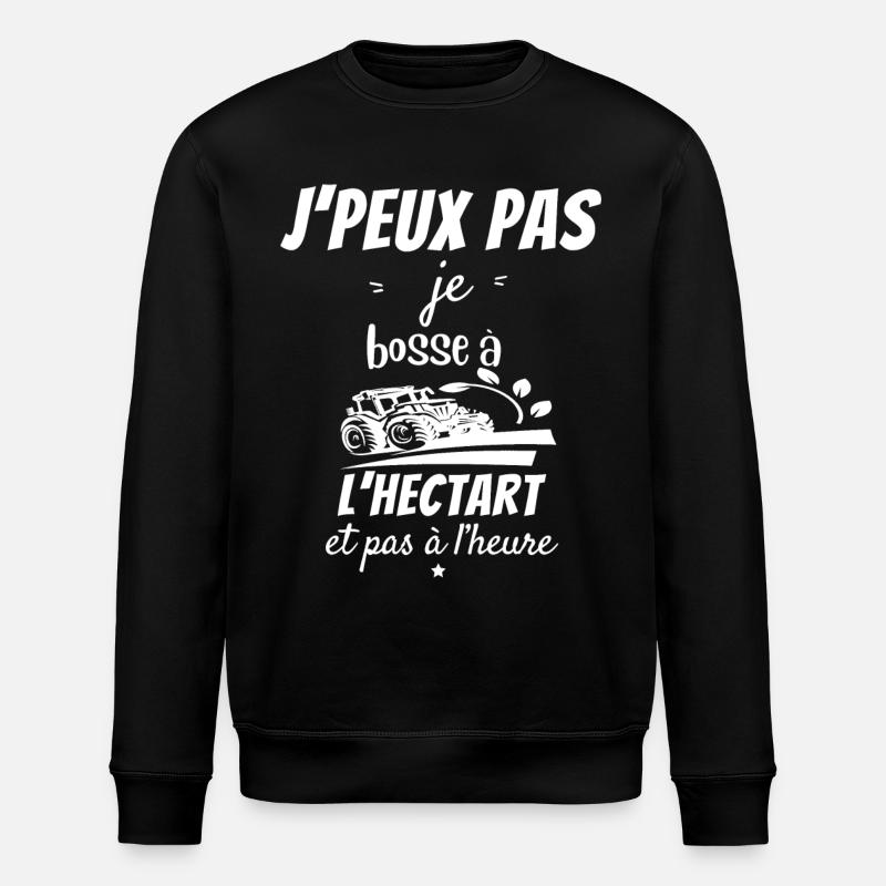 Work per Hectare - Stanley/Stella ROLLER Unisex Organic Sweatshirt - black