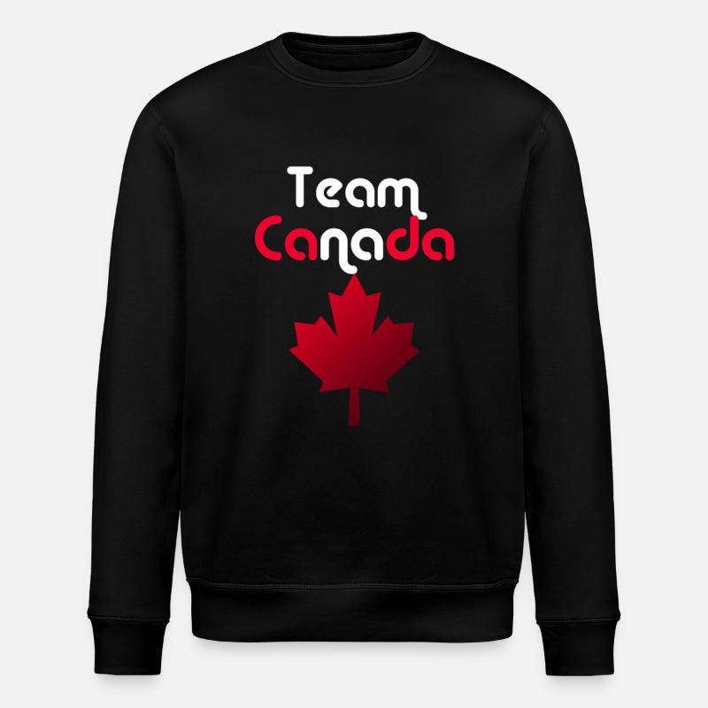 Team Kanada - Stanley/Stella Unisex Bio-Sweatshirt ROLLER - Schwarz