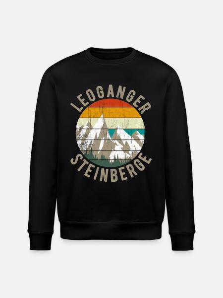 Leoganger Steinberge Leogang Holidays Austria - Stanley/Stella ROLLER Unisex Organic Sweatshirt - black