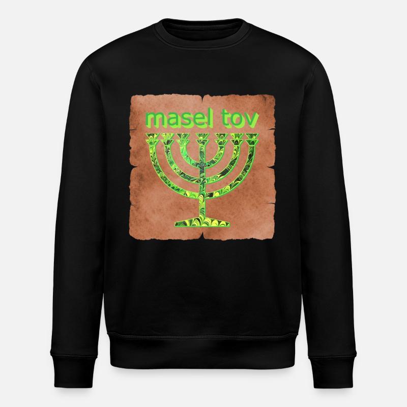 masel tov e 35 - Stanley/Stella Unisex Bio-Sweatshirt ROLLER - Schwarz
