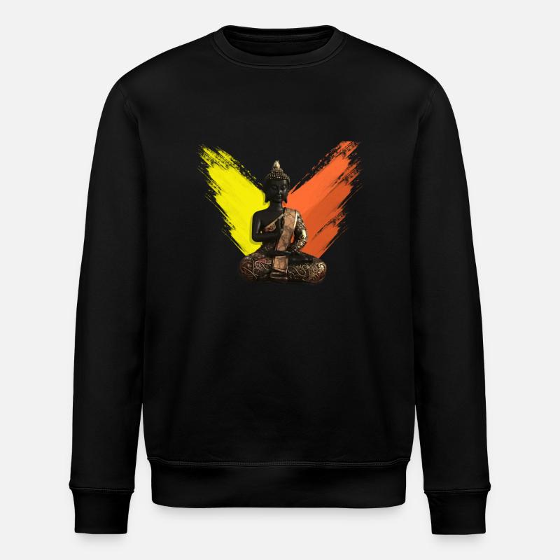 Bouddha - Sweat bio ROLLER Stanley/Stella Unisexe - noir