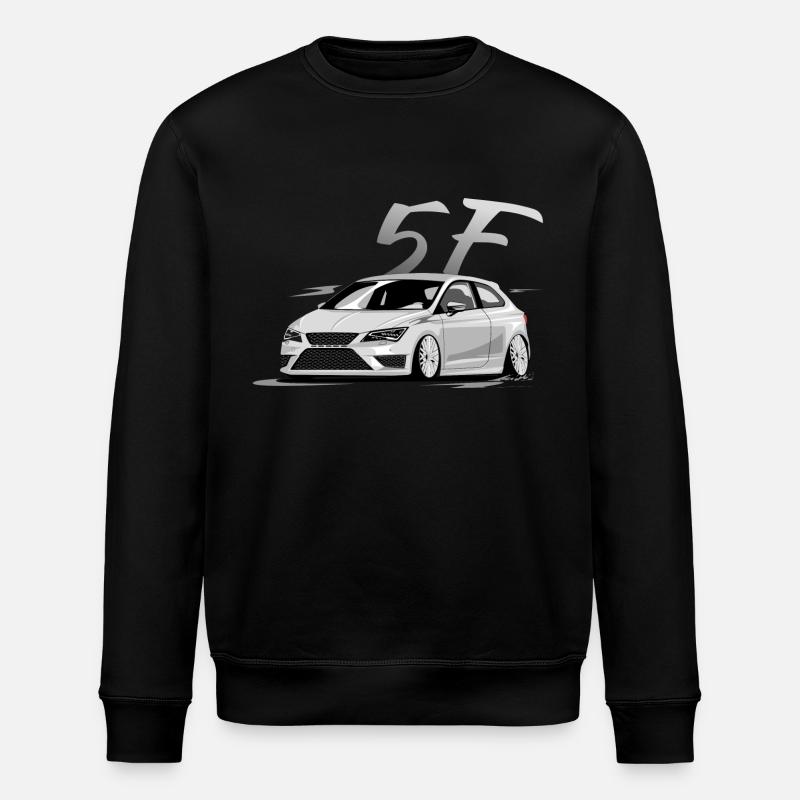 Leon 5f fr, Low, Deep, Stanced, Cupra - Stanley/Stella Unisex Bio-Sweatshirt ROLLER - Schwarz