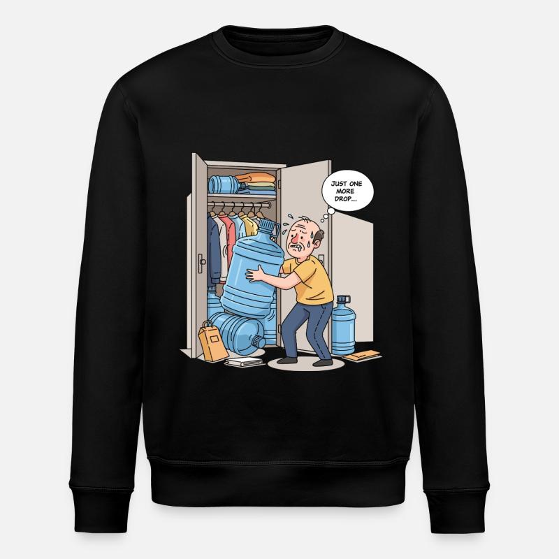 Juste une goutte d’eau... - Sweat bio ROLLER Stanley/Stella Unisexe - noir