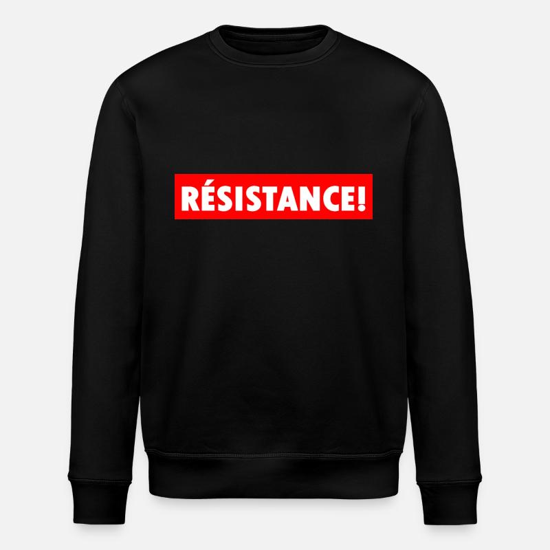 Résistance - Stanley/Stella Unisex Bio-Sweatshirt ROLLER - Schwarz