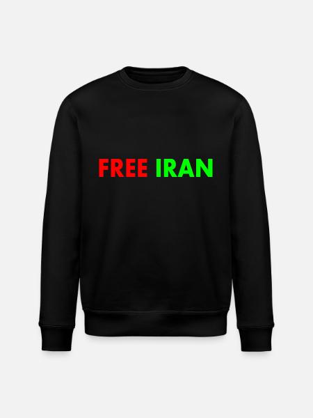 Free iran - Stanley/Stella ROLLER Unisex Organic Sweatshirt - black