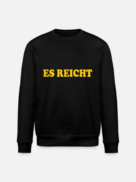 Es reicht - Stanley/Stella Unisex Bio-Sweatshirt ROLLER - Schwarz