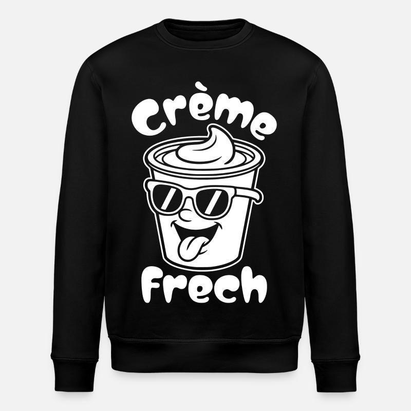 Crème Frech - Stanley/Stella Unisex Bio-Sweatshirt ROLLER - Schwarz