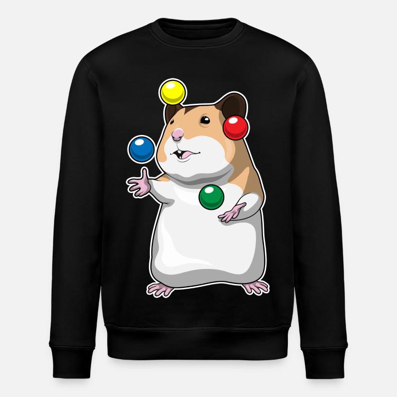 Jongleur hamster jongleur - Sweat bio ROLLER Stanley/Stella Unisexe - noir