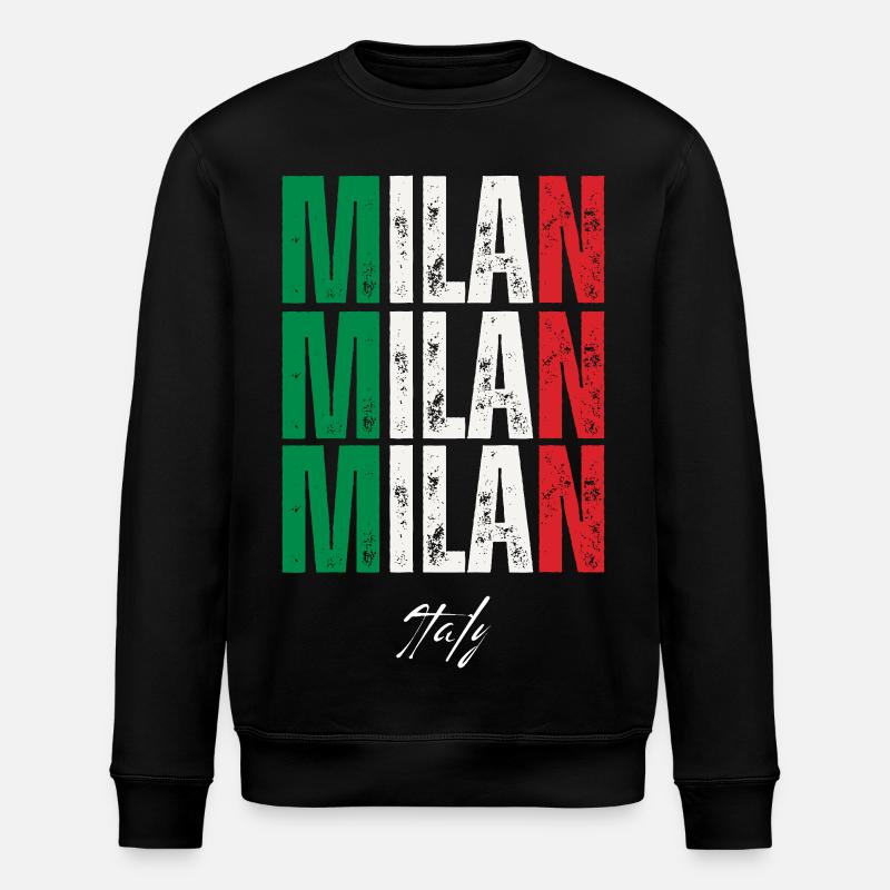 Milan, Italie, souvenir de Milan - Sweat bio ROLLER Stanley/Stella Unisexe - noir
