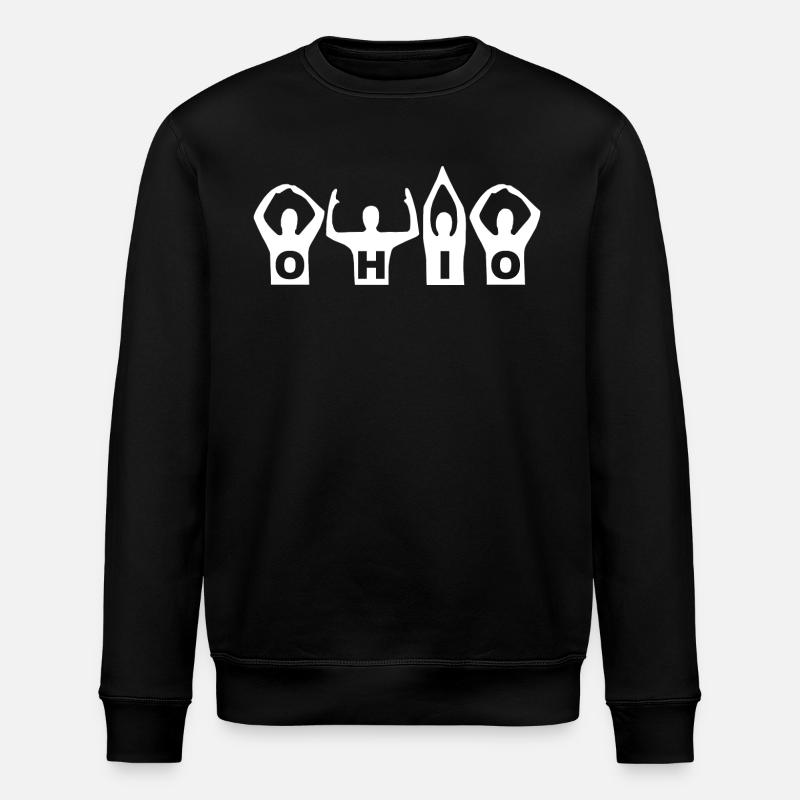 ohio Graphique - Sweat bio ROLLER Stanley/Stella Unisexe - noir