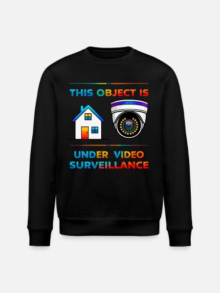 Building surveillance - Stanley/Stella ROLLER Unisex Organic Sweatshirt - black