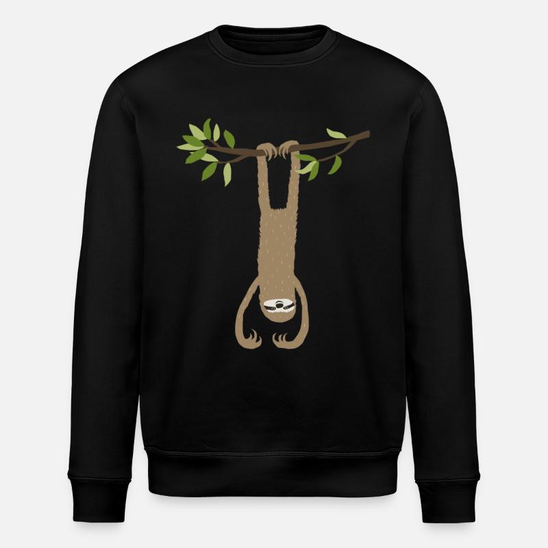 Faultier - Stanley/Stella ROLLER Unisex Organic Sweatshirt - black