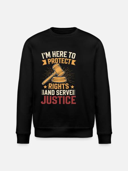 Lawyer - Stanley/Stella ROLLER Unisex Organic Sweatshirt - black