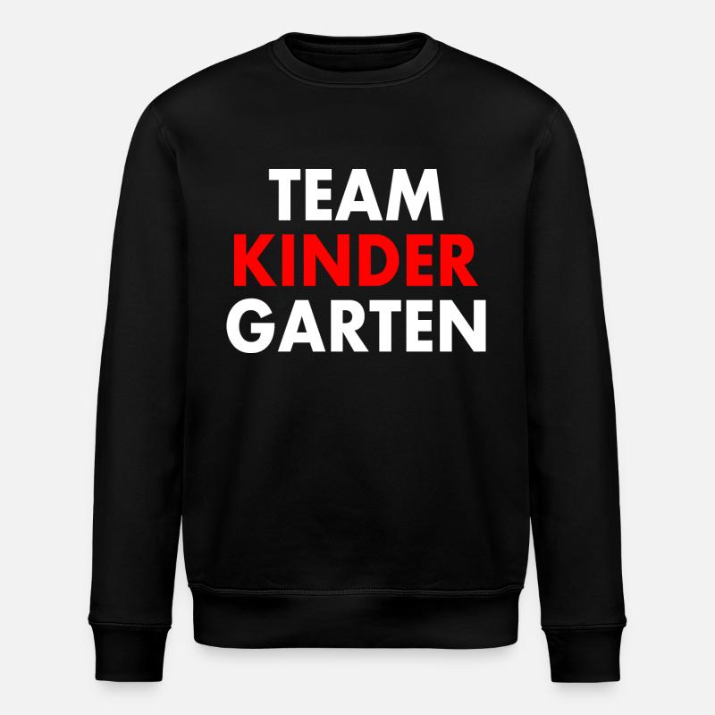 Team kindergarten - Stanley/Stella ROLLER Unisex Organic Sweatshirt - black