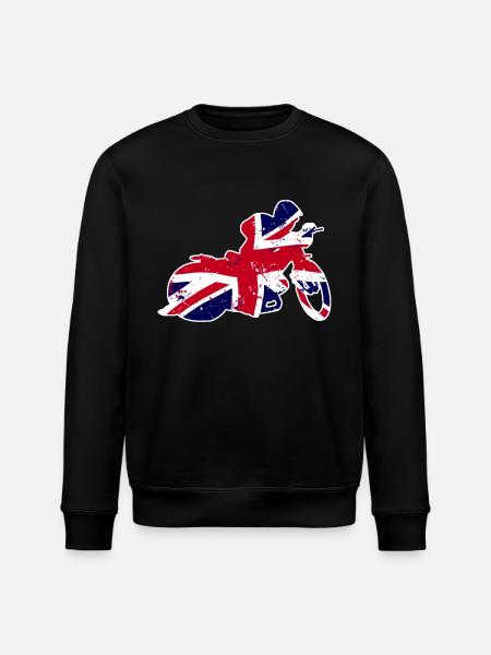 Speedway - Union Jack - Stanley/Stella Unisex Bio-Sweatshirt ROLLER - Schwarz