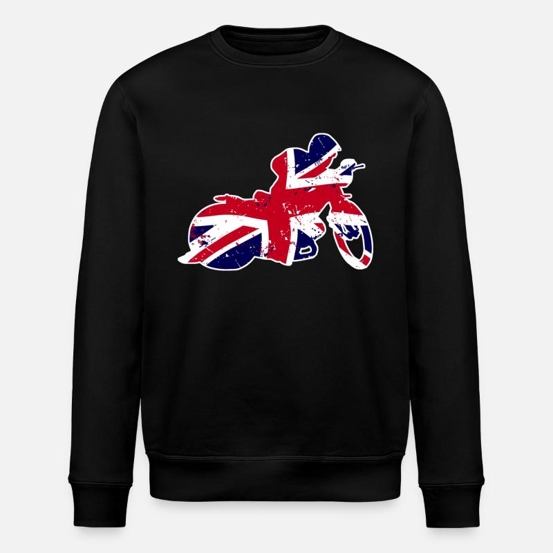 Speedway - Union Jack - Stanley/Stella Unisex Bio-Sweatshirt ROLLER - Schwarz